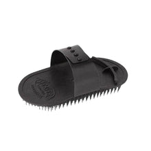 Black rubber sandal with bristle scrubber 