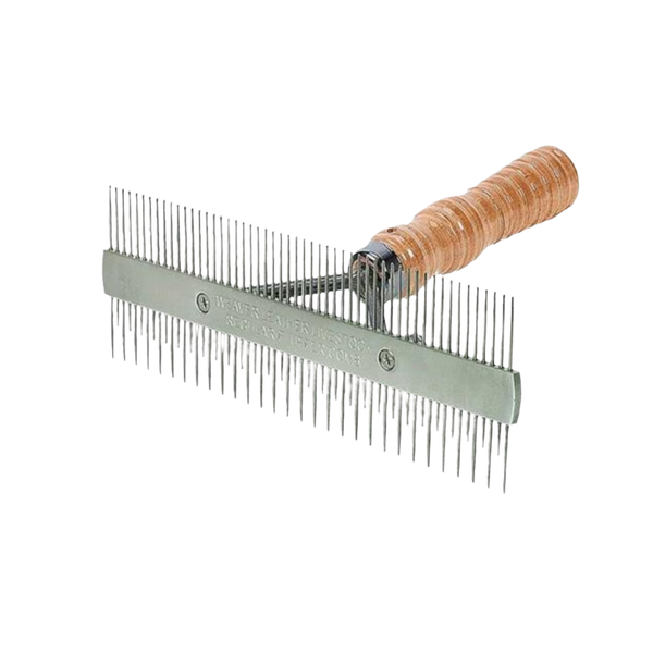 Weaver 2 Sided comb, Wood Handle