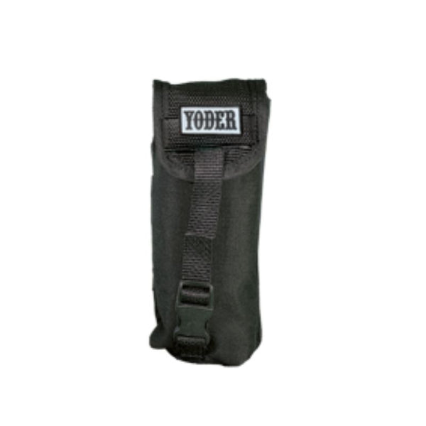 Black tactical pouch with Yoder logo on a white background